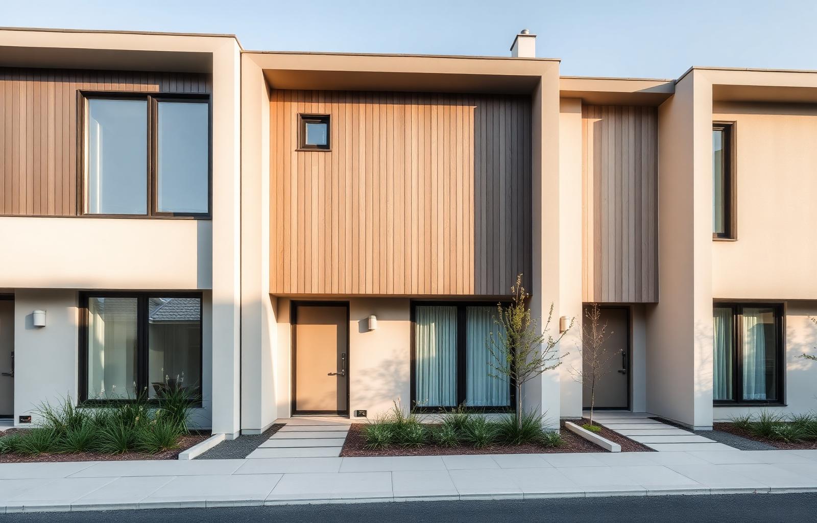 Modern skandinavisk bostadsfastighet